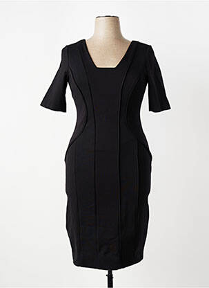 Rochie midi mâneci 3/4 mâneci 3/4 negru BROOKS BROTHERS femeie