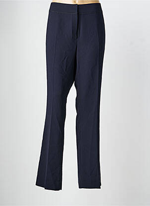 Pantalon drept talie cu cleme mărime normală negru DEVERNOIS femeie
