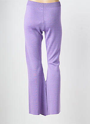 Pantalon evazat talie elastică mărime normală violet TOMMY HILFIGER femeie