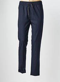 Pantalon slim talie elastică mărime normală negru DEVERNOIS femeie