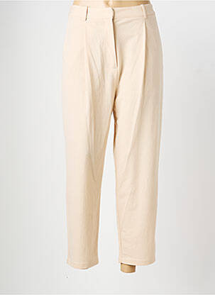 Pantalon 7/8 talie înaltă talie înaltă bej COMPTOIR DES COTONNIERS femeie