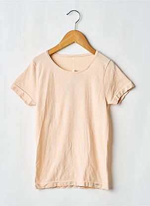 Tricou elasticitate mâneci scurte culoare piersică IMPETUS femeie