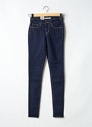Blugi skinny țesătură brută mărime normală albastru LEVI'S femeie