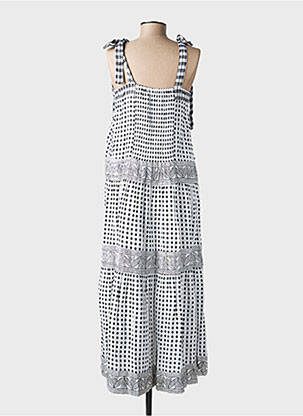 Rochie lungă mâneci cu bretele ajustabile bretele subțiri negru RHUM RAISIN femeie