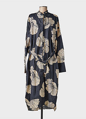 Rochie lungă mâneci lungi mâneci lungi negru RHUM RAISIN femeie