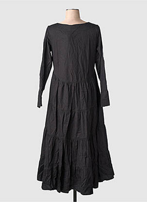 Rochie midi mâneci lungi mâneci lungi negru RHUM RAISIN femeie