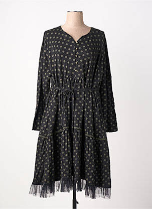 Rochie midi mâneci lungi mâneci lungi negru RHUM RAISIN femeie