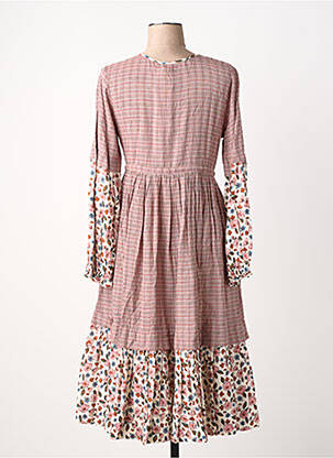 Rochie midi mâneci lungi mâneci lungi roz RHUM RAISIN femeie