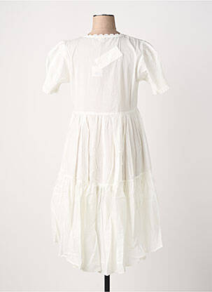 Rochie midi mâneci scurte mâneci scurte alb RHUM RAISIN femeie