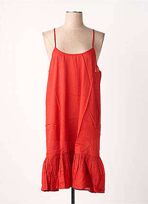Jupon/fond de rochie croială dreaptă roșu RHUM RAISIN femeie