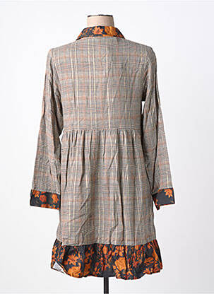 Rochie scurtă mâneci lungi mâneci lungi portocalie RHUM RAISIN femeie