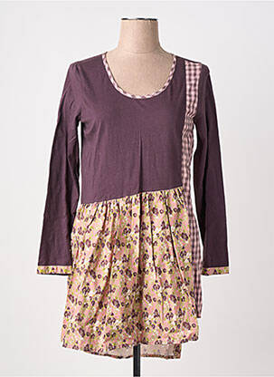 Tunică mâneci lungi guler rotund violet RHUM RAISIN femeie