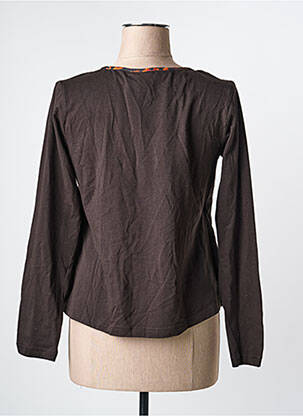 Tricou mâneci lungi mâneci lungi maro RHUM RAISIN femeie