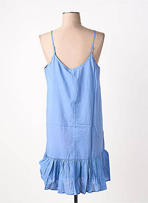 Rochie midi guler rotund bretele subțiri albastru RHUM RAISIN femeie