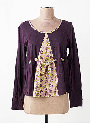 Tricou mâneci lungi mâneci lungi violet RHUM RAISIN femeie