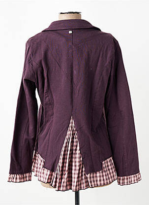 Sacou guler șal violet RHUM RAISIN femeie