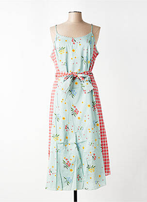 Rochie midi imprimeu floral bretele subțiri albastru RHUM RAISIN femeie