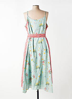 Rochie midi imprimeu floral bretele subțiri albastru RHUM RAISIN femeie