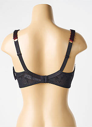 Sutien broderie sutien cupe întregi cu decolteu înalt negru AUBADE femeie