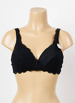 Sutien fără armatură top sutien modelat negru DAMART femeie