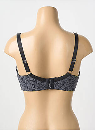 Sutien efect material satinat top sutien modelat gri CYBÈLE femeie