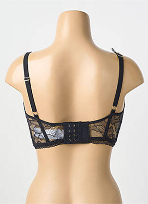 Sutien ușoară și transparentă top sutien modelat negru WOLFORD femeie