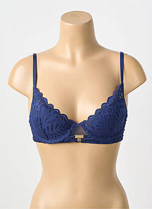 Sutien top sutien push-up top sutien push-up albastru MORGAN femeie