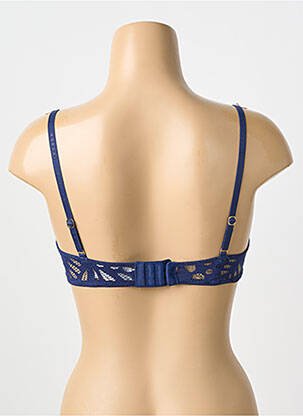 Sutien top sutien push-up top sutien push-up albastru MORGAN femeie