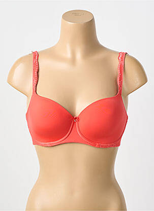 Sutien efect material satinat top sutien modelat roșu AUBADE femeie