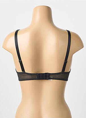 Sutien efect material satinat top sutien modelat negru AUBADE femeie