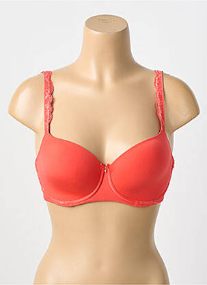 Sutien efect material satinat top sutien modelat portocalie AUBADE femeie