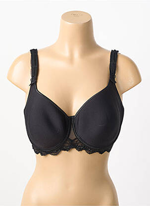 Sutien efect material satinat top sutien modelat negru AUBADE femeie
