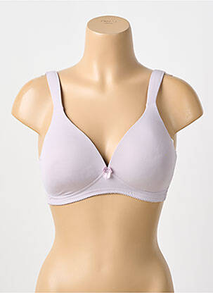 Sutien efect material satinat top sutien modelat violet NATURANA femeie