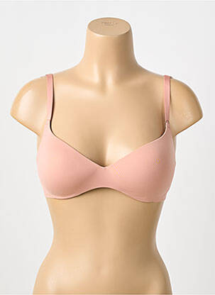 Sutien efect material satinat top sutien push-up roz PASSIONATA femeie