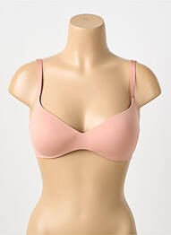 Sutien fără armatură top sutien push-up roz PASSIONATA femeie