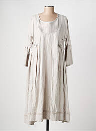 Rochie midi mâneci lungi mâneci lungi gri RHUM RAISIN femeie