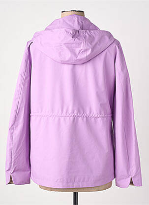 Impermeabil mâneci lungi cu glugă violet VIRGINIA BLU' femeie