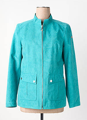 Jachete casual țesătură suedină verde VIRGINIA BLU' femeie