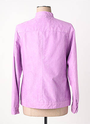 Jachete casual țesătură suedină violet VIRGINIA BLU' femeie