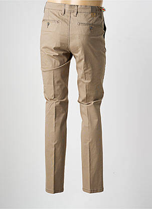 Pantalon chino țesătură poplin mărime normală maro SEA BARRIER bărbat
