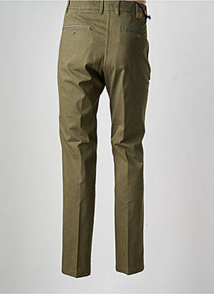 Pantalon chino țesătură poplin mărime normală verde SEA BARRIER bărbat
