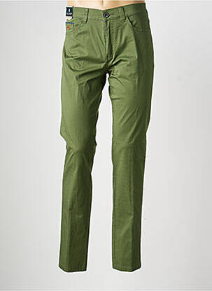 Pantalon slim țesătură poplin mărime normală verde SEA BARRIER bărbat