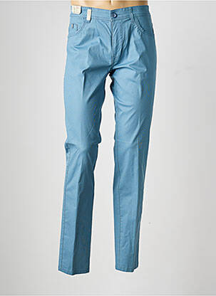 Pantalon slim țesătură poplin mărime normală albastru SEA BARRIER bărbat