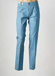 Pantalon slim țesătură poplin mărime normală albastru SEA BARRIER bărbat