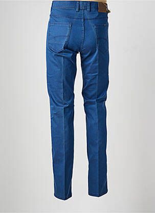 Pantalon slim țesătură poplin mărime normală albastru SEA BARRIER bărbat