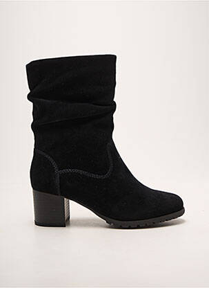 Botine/ghete toc pătrat toc de 4 la 6 cm negru DAMART femeie
