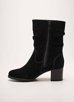 Botine/ghete toc pătrat toc de 4 la 6 cm negru DAMART femeie