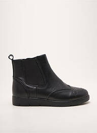 Botine/ghete material neted toc plat până la 3 cm negru DAMART femeie