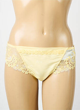 Tanga broderie galben SIMONE PERELE femeie
