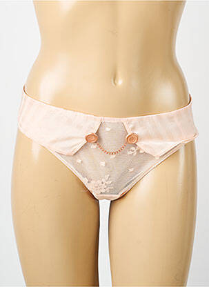 Tanga broderie roz CHANTAL THOMASS femeie